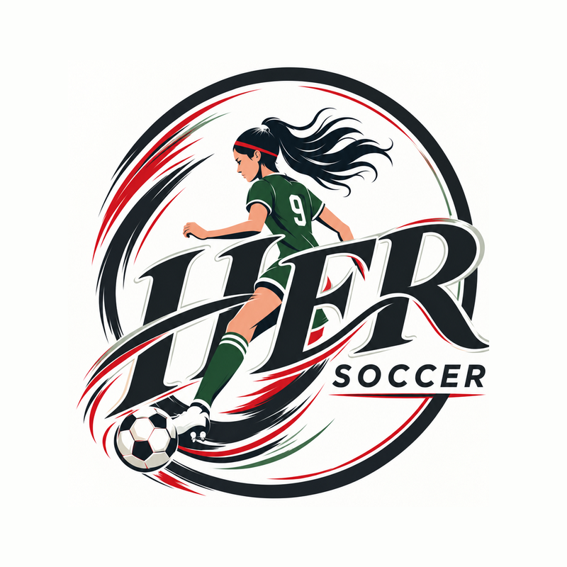 HER Soccer — female soccer player in motion